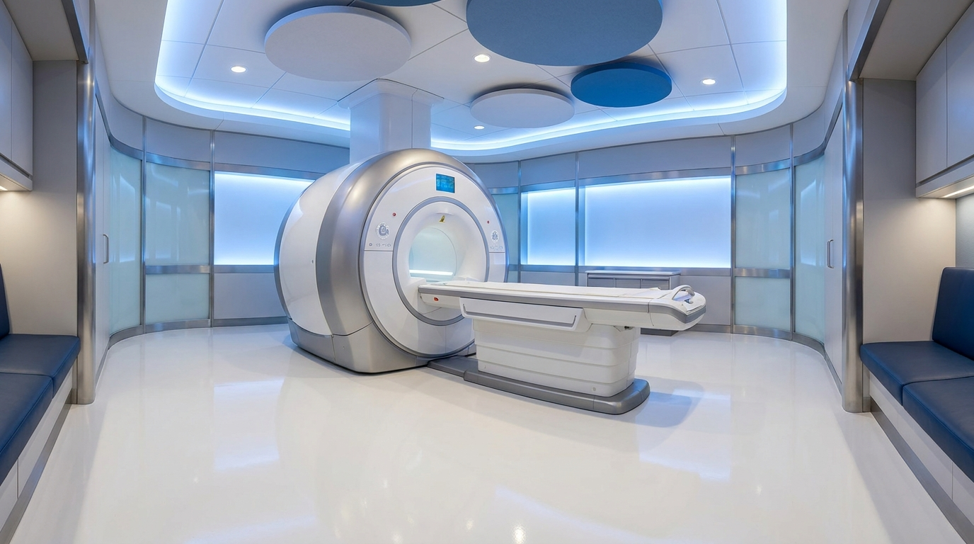 MRI scanning room at an Aira partner centre